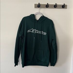 Alpinestars Men's Dark Green Hoodie